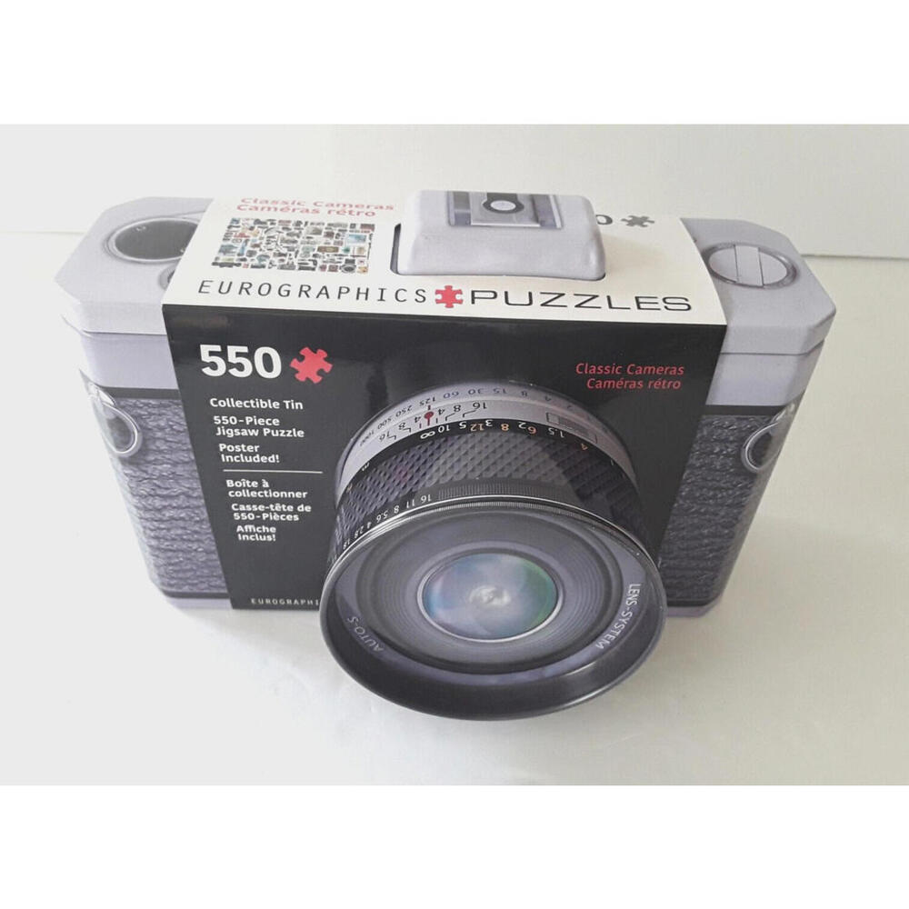 Eurographics Classic Camera Jigsaw Puzzle in a Tin 550 Pieces